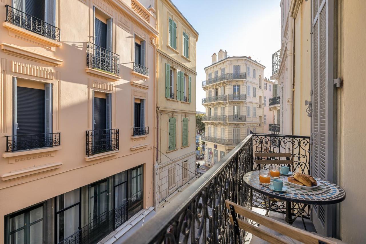 Appartement 2P Centre De Cannes Avec Balcon Bagian luar foto